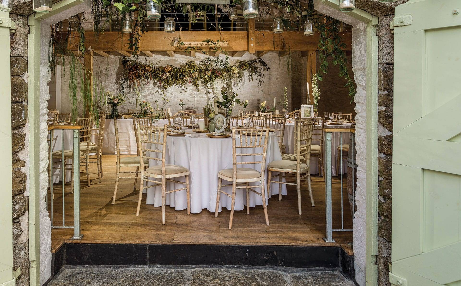 linhay Barn wedding reception