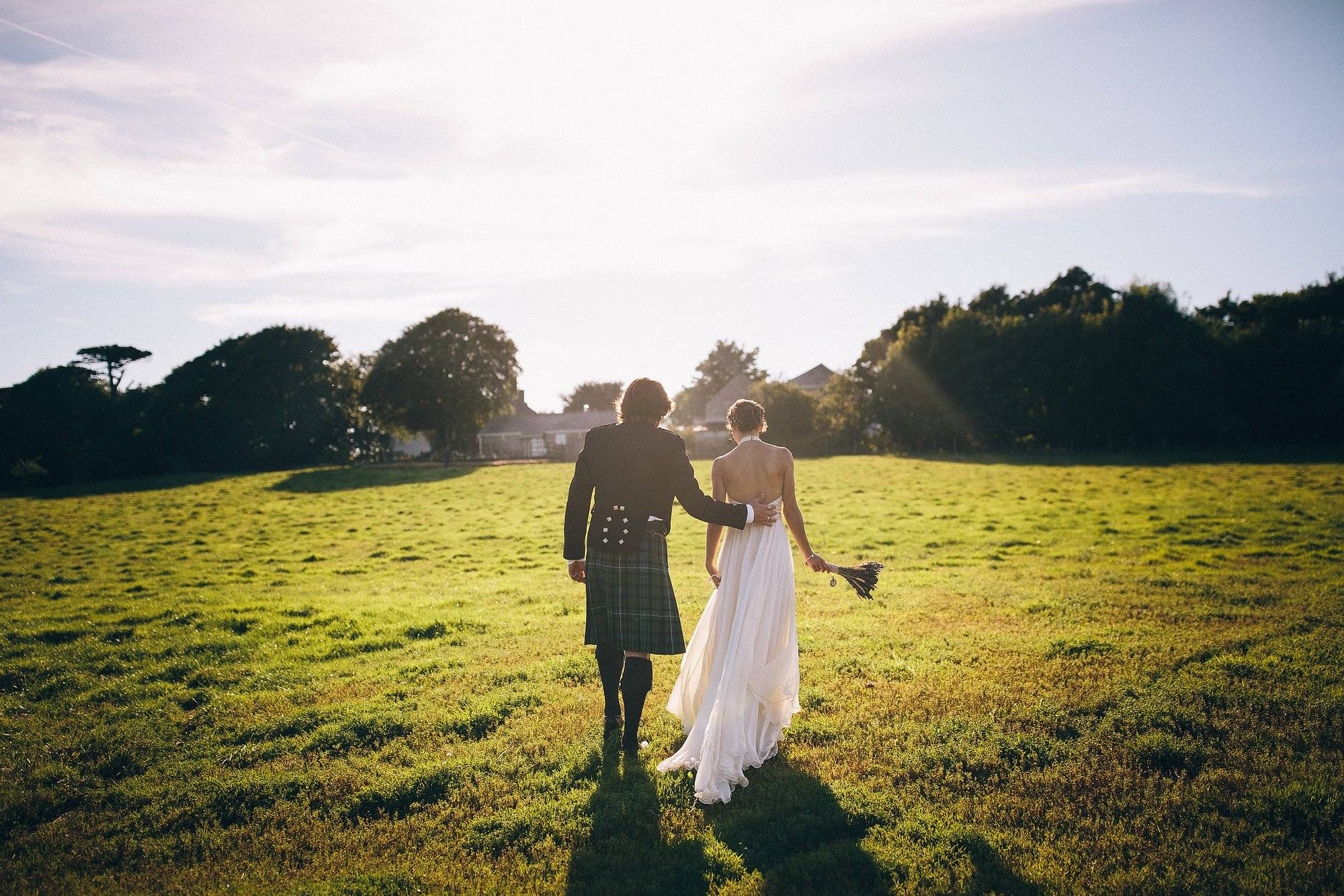 Weddings Trenderway Farm Cornwall